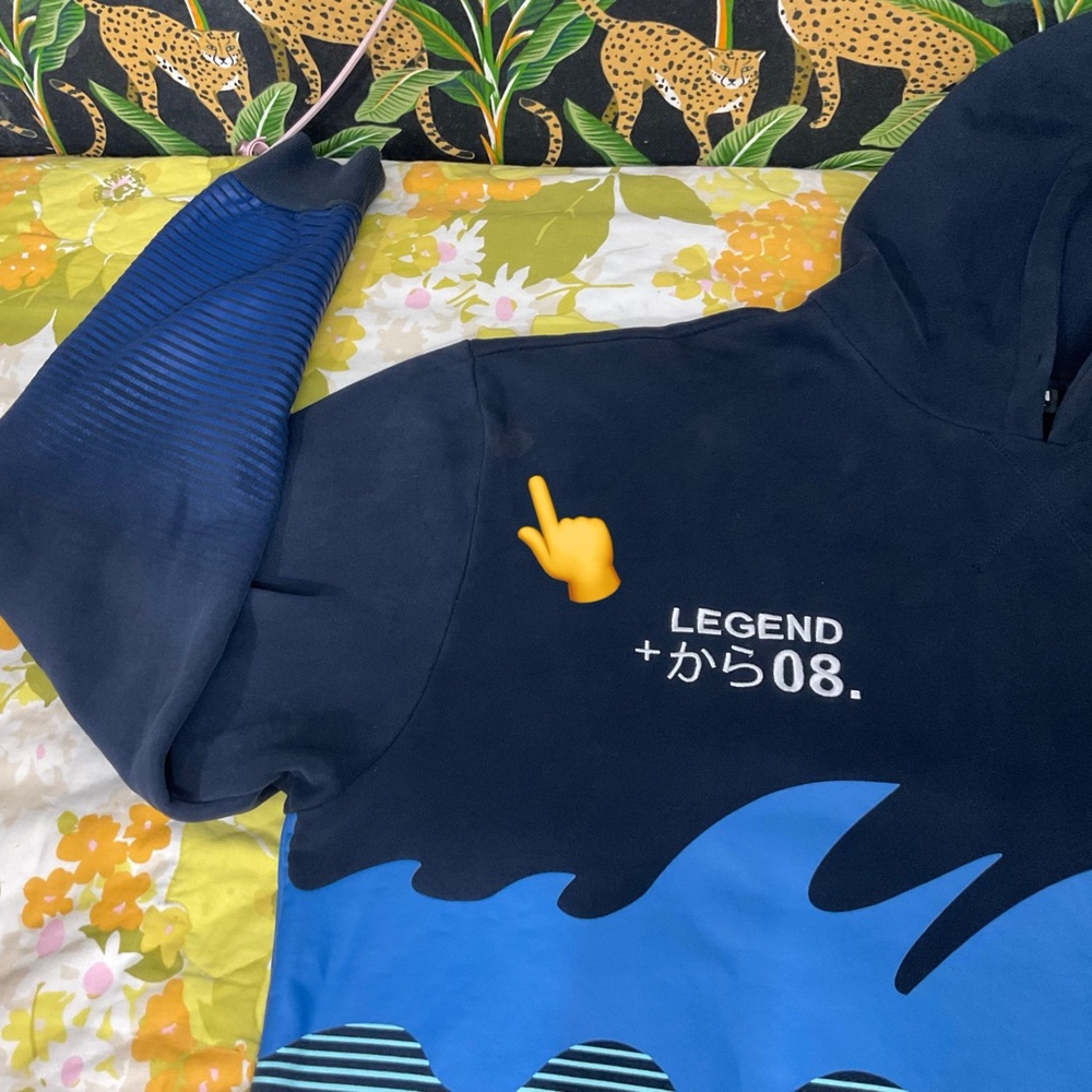 Pink Dolphin Wrap Around Waves Japan Hoodie Sweatshirt - Picture 6 of 6